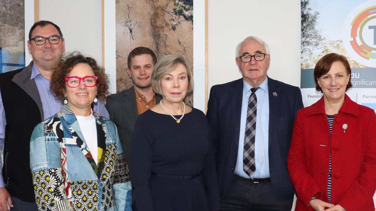 Members of the Toowoomba Olympics task force management committee (from left): Mark Mason, Kylie Bourne, Mark McErvale, Michele Berkhout, Paul Antonio, and Ali Davenport.