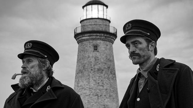 Willem Dafoe and Robert Pattinson in The Lighthouse. Picture: Universal