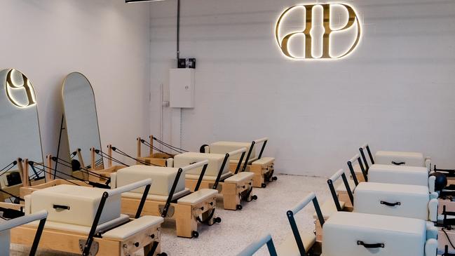 Inside the new Bokarina studio Performax Pilates. Photo: Lani Carter