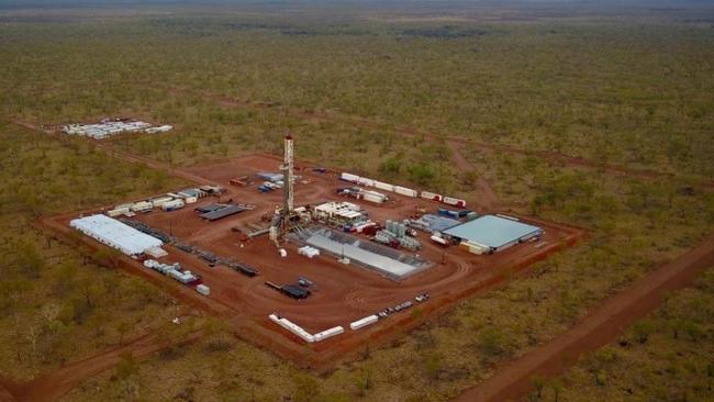 Tamboran Resources Kyalla well site in the Beetaloo Basin, Katherine.