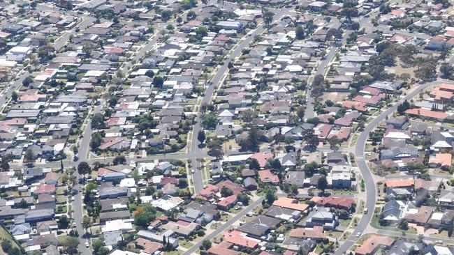 Stand-alone houses have a brighter outlook than apartments. Picture: AAP Image/Sam Mooy