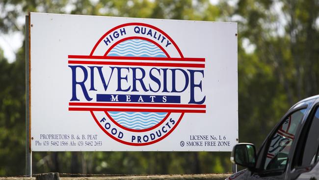 ‘Ceasing production’: Riverside Meats at Echuca told workers on Monday that it could not “afford to keep operating the plant”.