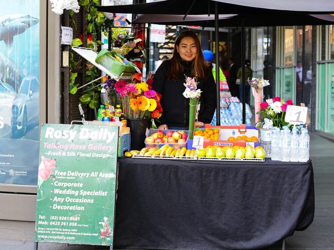 Gerel Bathayouz of Rosy Daily has felt the impact of the light rail construction, saying there have been less customers. Picture: Gaye Gerard