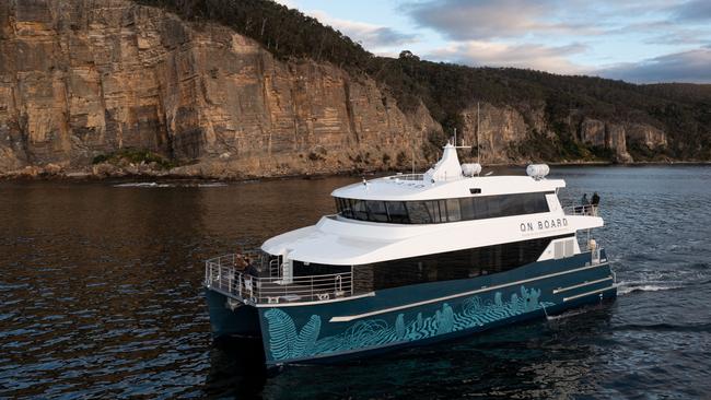 On Board Luxury Expedition vessel Odalisque. Photo: Brad Harris