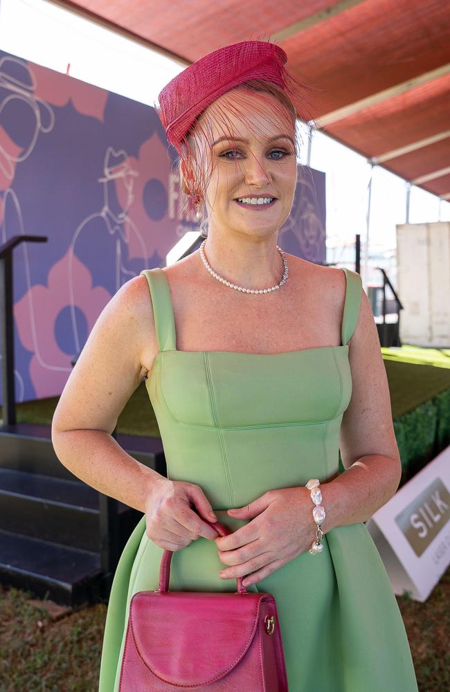 Bianca Heron at the 2023 Darwin Cup Carnival Ladies Day. Picture: Pema Tamang Pakhrin