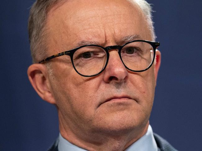 SYDNEY, AUSTRALIA - NewsWire Photos , AUGUST 26, 2022: Prime minister Anthony Albanese speaks to the media during a press conference in Sydney.  Picture: NCA NewsWire / Flavio Brancaleone