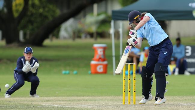 Lucy Finn scored a brilliant century for NSW Metro. Picture: David Woodley, Cricket Australia