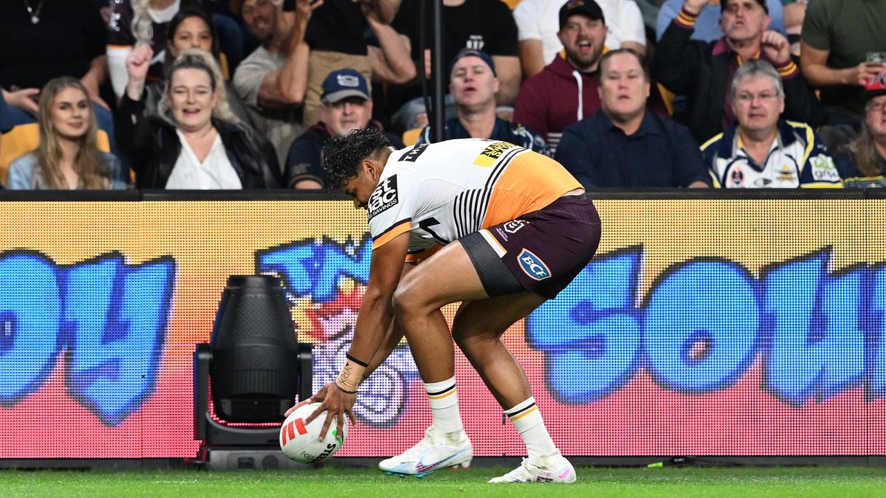 Cobbo has likely done enough to retain his Maroons jumper in 2023. Picture: Getty Images.