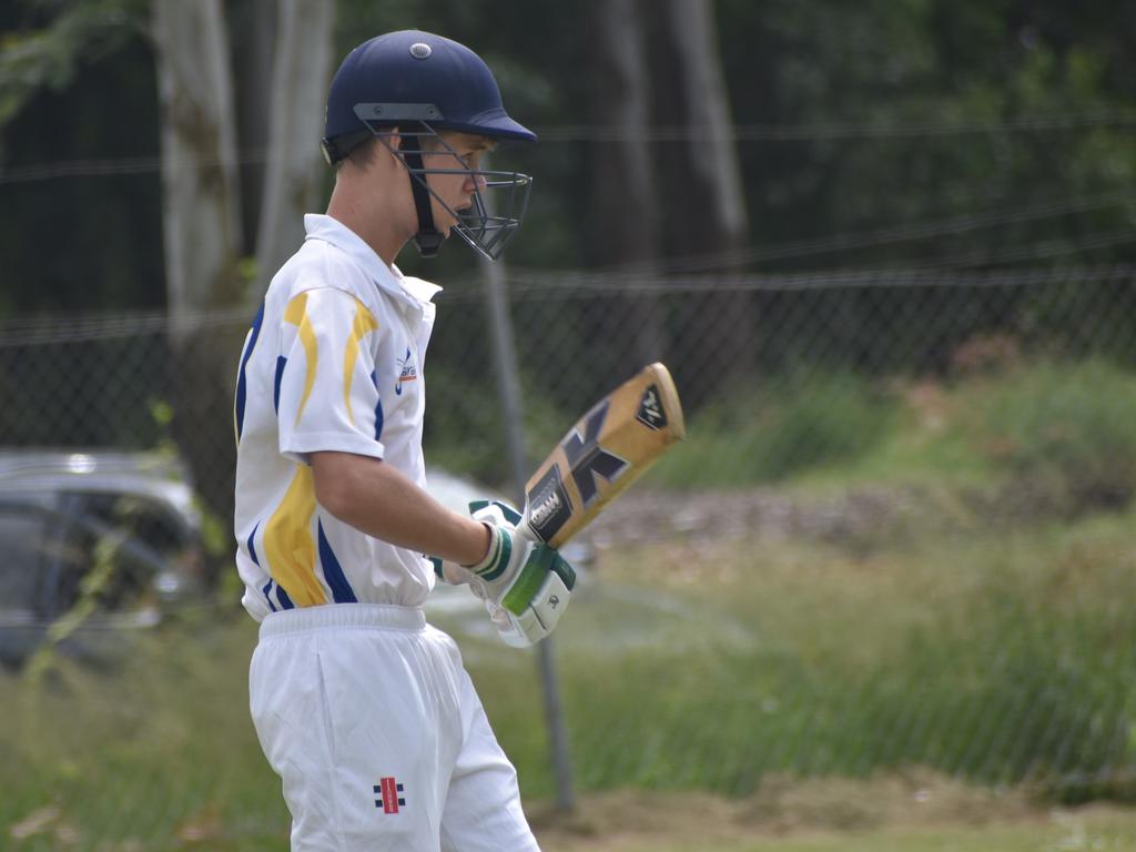 Central Queensland Intercity Cricket, under-16, Rockhampton under-15 versus Gladstone under-16, Rockhampton Cricket Grounds, on February 22, 2025.