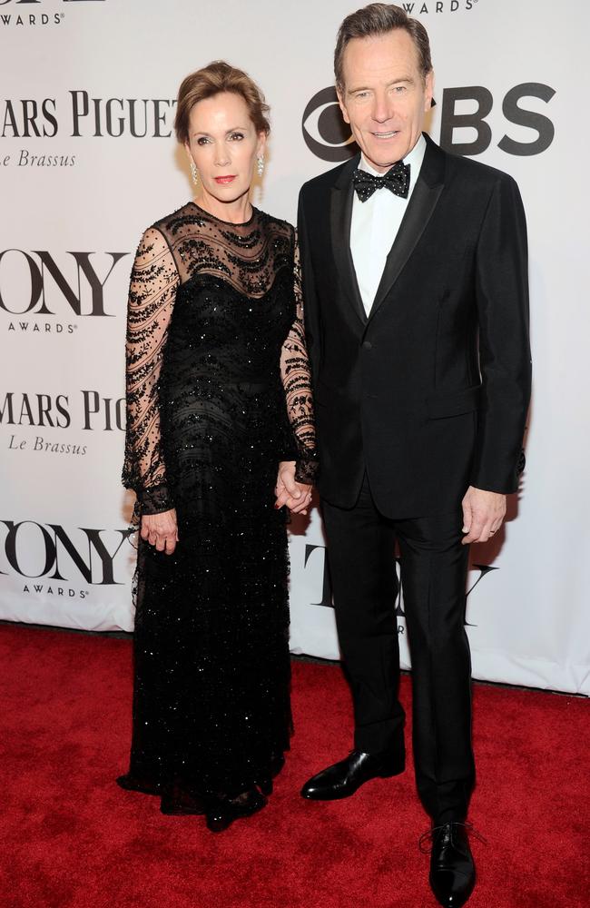 Bryan Cranston and Robin Dearden arrive at the 68th annual Tony Awards.