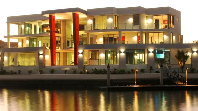 'Baltimore', a west-facing mansion at Sovereign Islands on the Gold Coast.