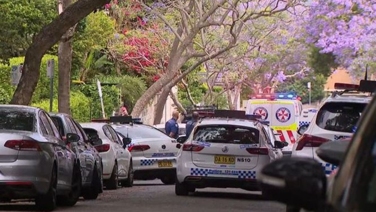 Five men have been arrested over a failed assassination plot in Kirribilli last year where a 37-year-old man was shot at by an offender dressed in black. Picture: 9News