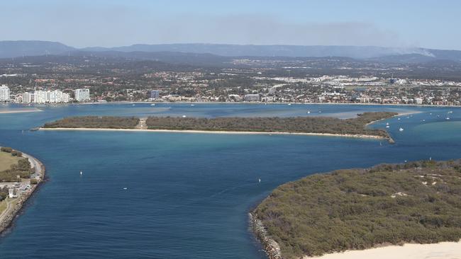 Boating is popular around the Gold Coast Seaway and Wave Break Island. Picture: Mike Batterham