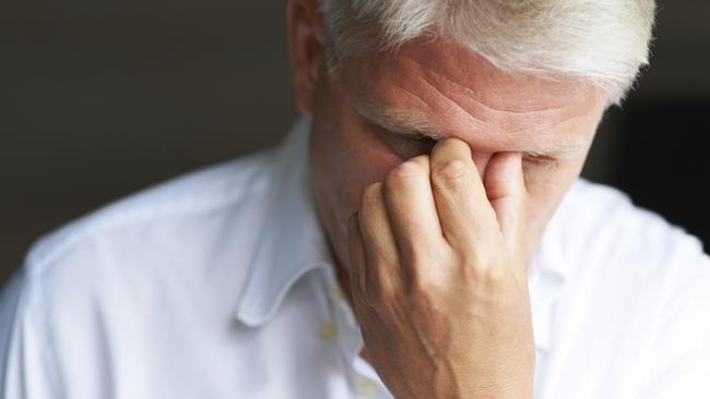 Scientists at University College London monitored 8268 adults for 16 years to examine the relationship between depressive symp­toms and forgetfulness. Picture: iStock/Getty Images