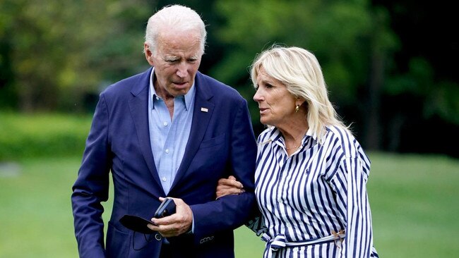 Biden’s wife, Jill, is believed to have cast her doubts aside and now fully supports another election campaign. Picture: Mandel Ngan/AFP/Getty Images/The Times