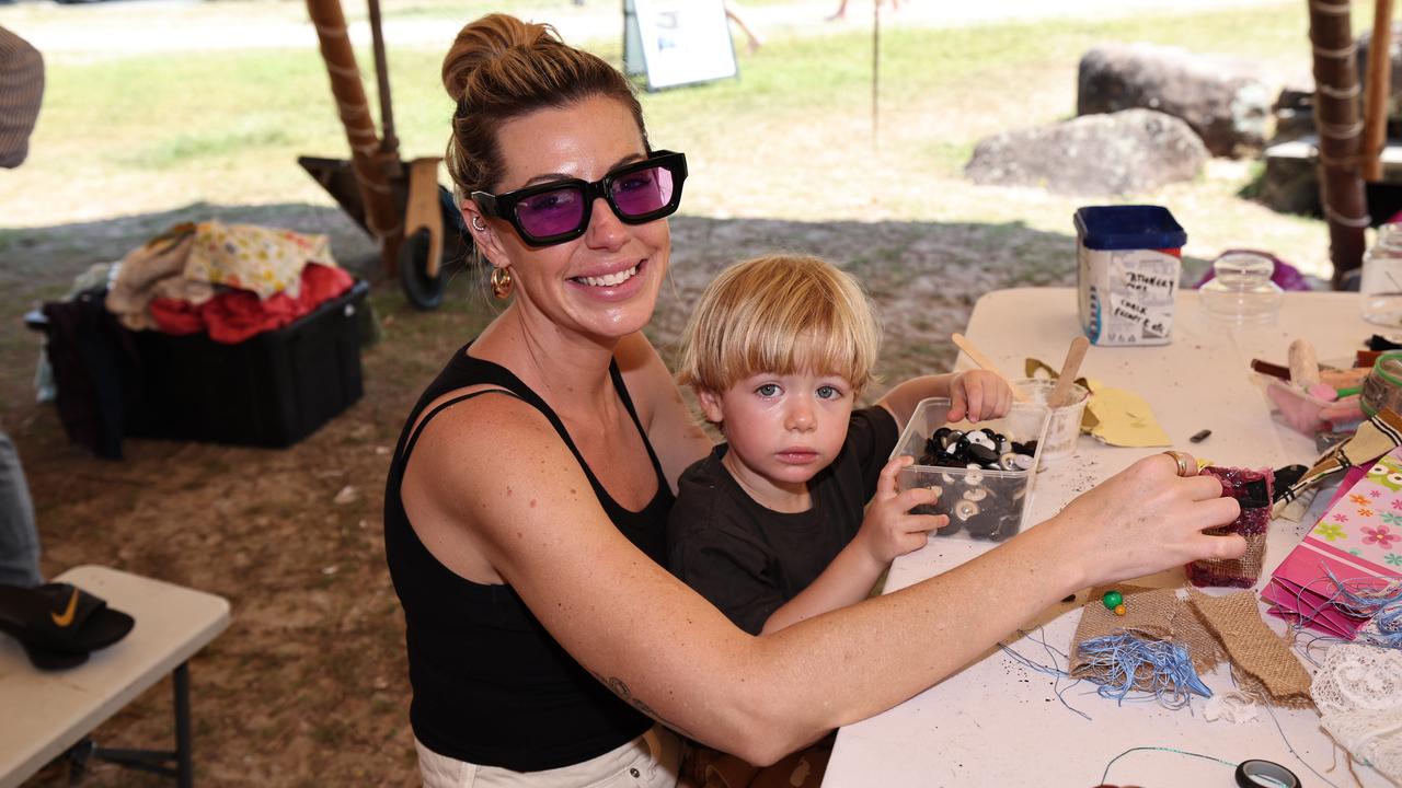 Swell Festival at Currumbin.Hope Long and August 2 from Mullumbimby. Picture Glenn Hampson