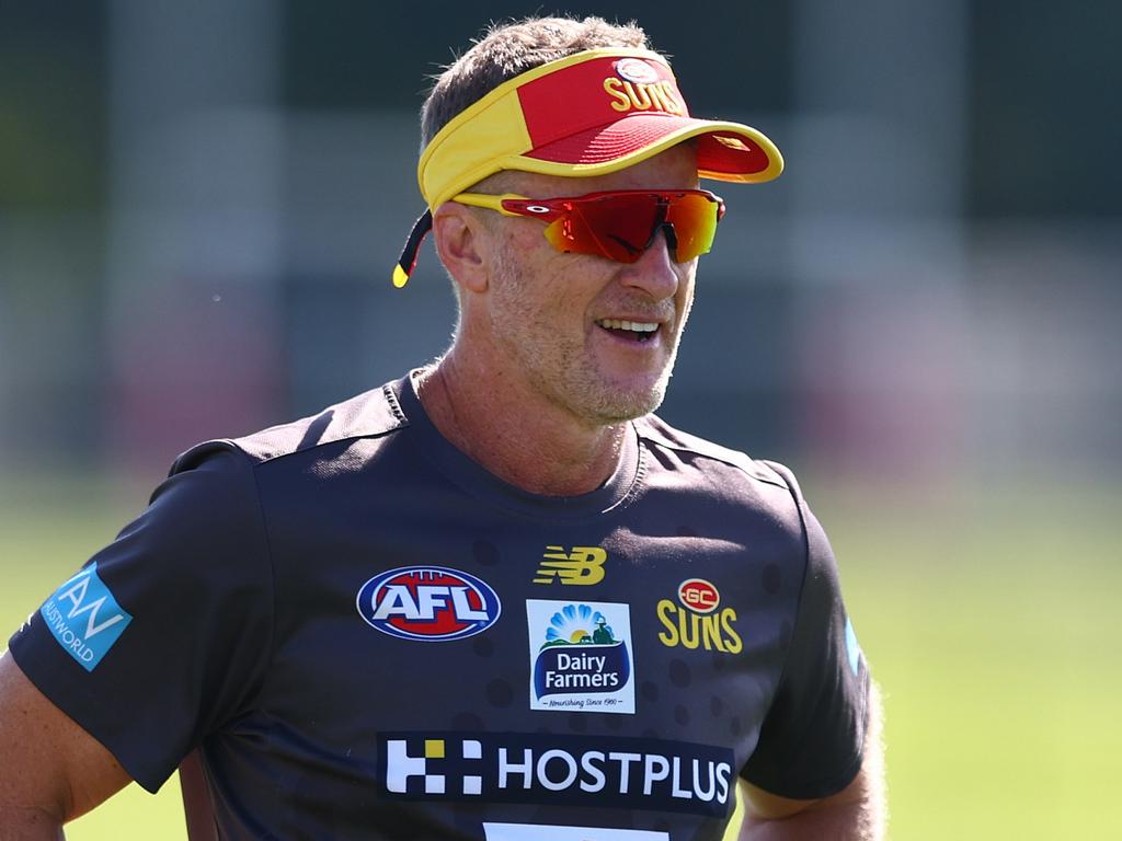 Hardwick had his say on the matter after the Suns’ loss to Carlton. (Photo by Chris Hyde/Getty Images)