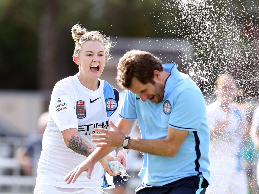 Montemurro wins everywhere he goes.... including with Melbourne City. Picture: Richard Gosling