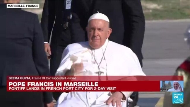 Pope Francis arrives in France’s Marseille for two-day trip | The ...