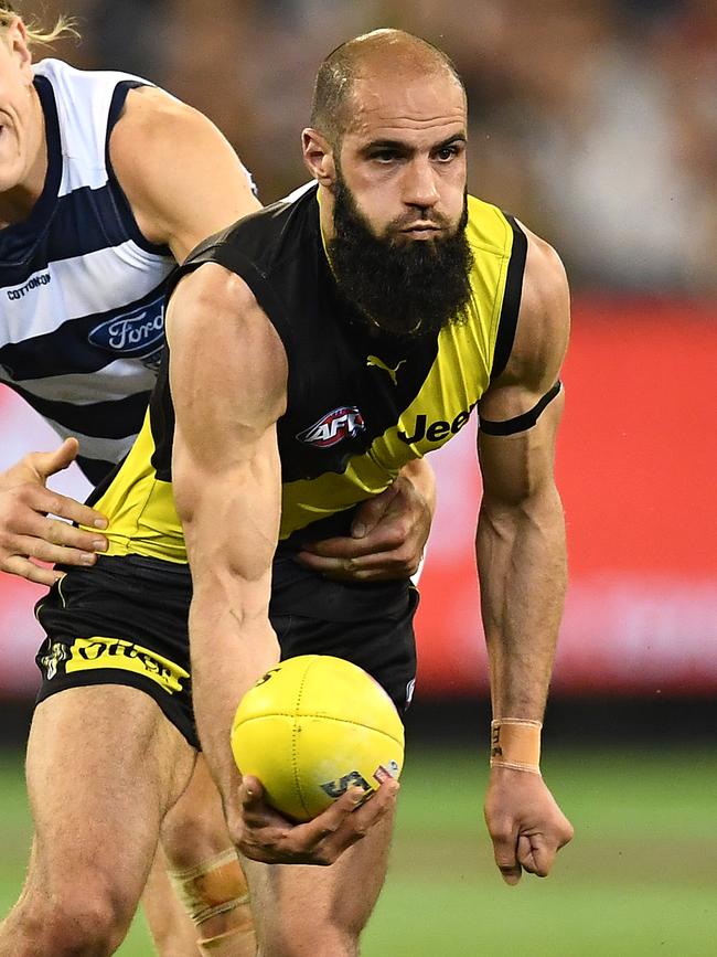 Bachar Houli was the Tigers’ quarterback in defence. Pic: Getty Images