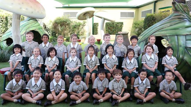 My First Year: A.B. Paterson Prep M: Back row: Elliot, Niya, Claude, Alessandria, Liam, Oisin, Elias, Marcus, Samara. Middle row: Luna, Kyrah, Olivia, Clara, Alice, Athena, Evelyn, Alexis, Sienna. Front row: Raabiya, Iris, Kaixin, Matteo, Isaac, Emilio, Norah, Leo Picture Glenn Hampson