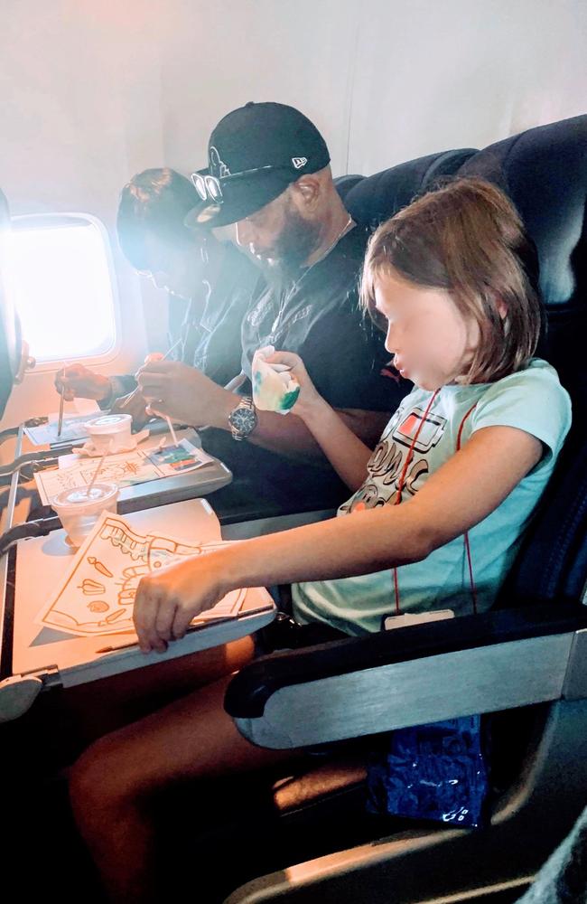 A woman's viral post about sitting next to these two kids at a