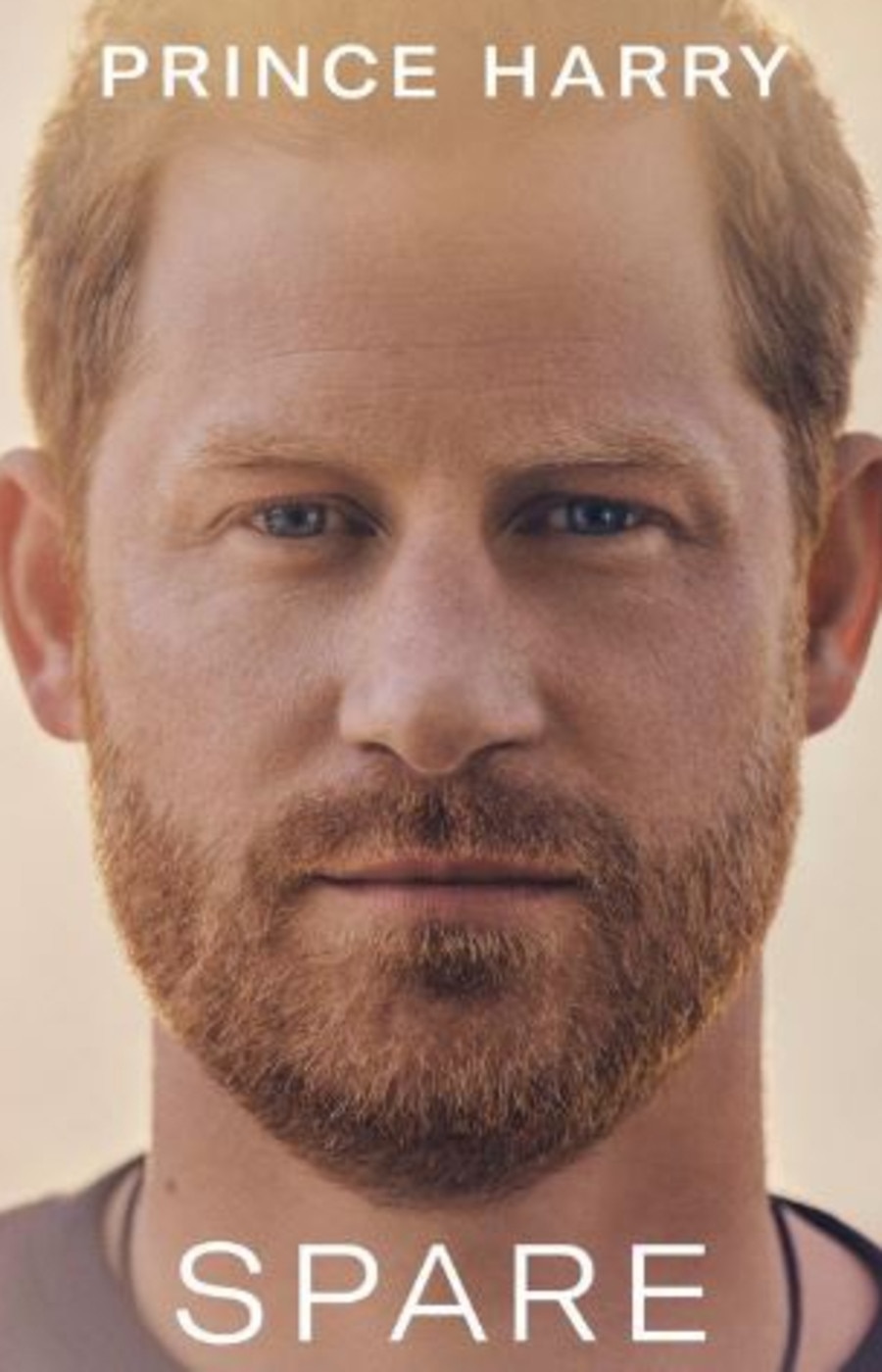 The cover of Prince Harry's upcoming memoir, Spare. Picture: Penguin Random House