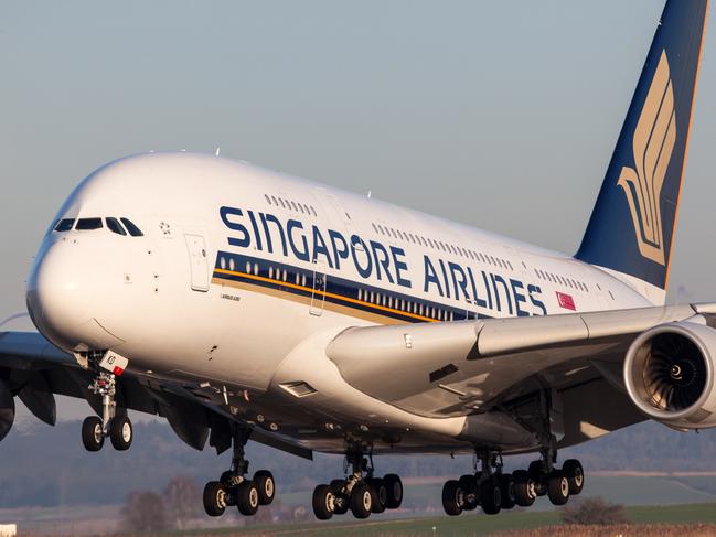 Zurich, Switzerland - A Singapore Airlines Airbus A380 is approaching Zurich International Airport.Escape 18 June 2023Doc HolidayPhoto - iStock