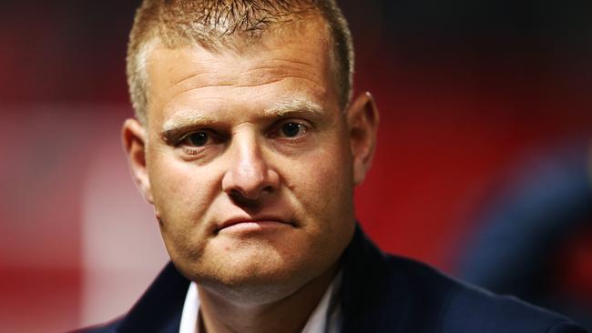 Olyroos head coach Josep Gombau during his time in charge of Adelaide United.