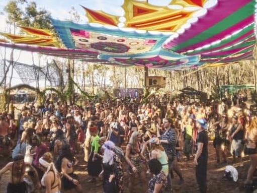 Two revellers have been rushed to hospital after ingesting drugs at a “psychedelic” music festival in Victoria’s northwest. Picture: Esoteric Festival