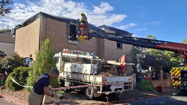 Emergency services at the scene. Picture: Agnes Gichuhi
