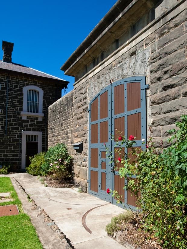 The original buildings where inmates slept on the floor.