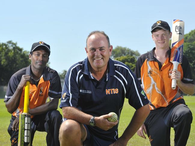 Judd with Udara Weerasinghe and Tom Andrews in 2013. Picture: Helen Orr.