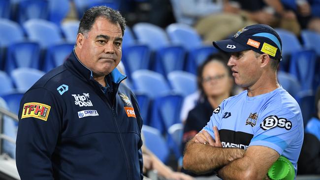 Titans football director Mal Meninga acknowledges it has been a tough year but is excited for the future. Picture: AAP Image/Dave Hunt