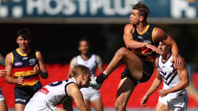 Ben Keays in action against the Dockers in Round 5. Picture: Chris Hyde/Getty Images