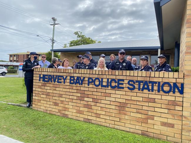 ‘It does hit home’: Fallen Brisbane officer remembered by Fraser Coast police