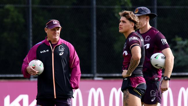 The Broncos will be without Reece Walsh for their Magic Round game against the Sea Eagles, with Selwyn Cobbo set to be unleashed at fullback. Picture: David Clark