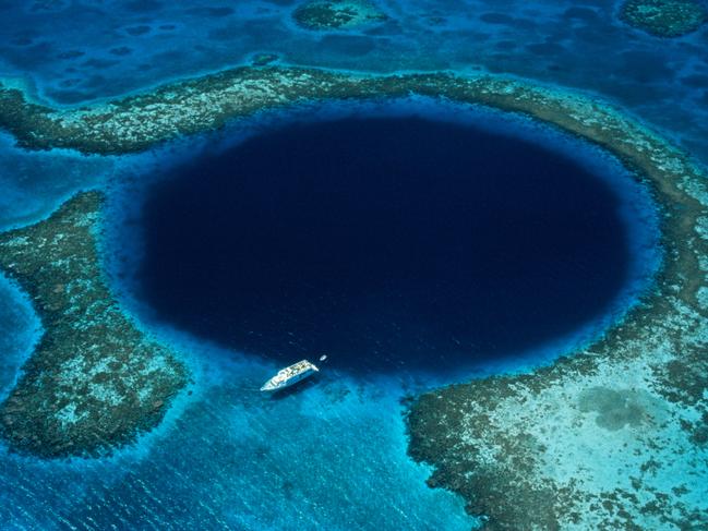 Belize Great Blue Hole. Picture: Getty Images.