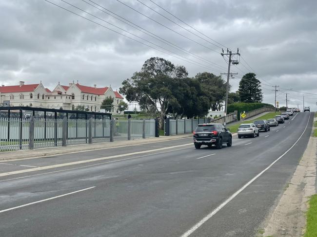 Principal Morgan said the congestion on Botanic Rd during the morning drop off and the afternoon pickup is "extreme". Picture: Jack Colantuono