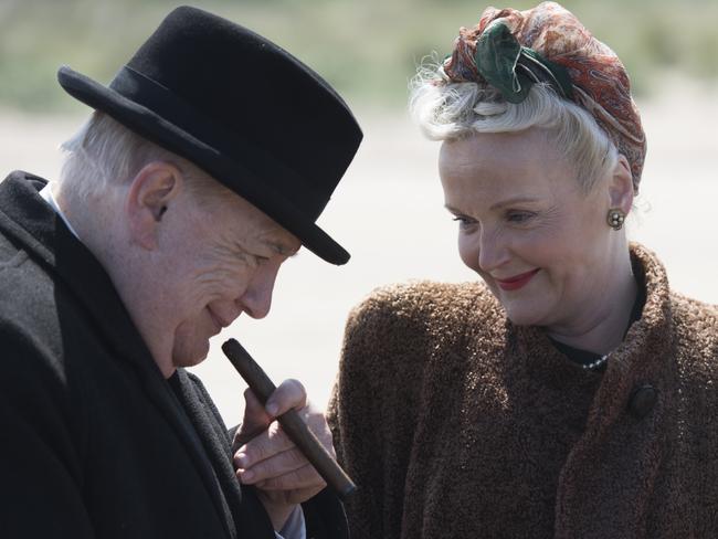 Brian Cox as Winston Churchill and Miranda Richardson as his wife Clementine in biopic Churchill. Pictures: Graeme Hunter