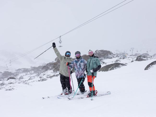 Small snow falls are expected to continue into next week. Picture: Perisher