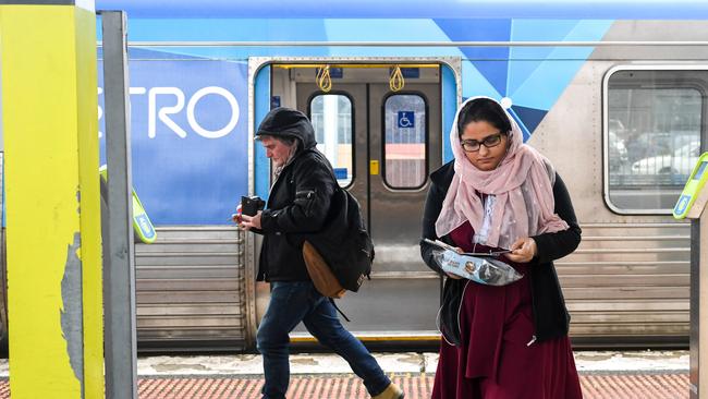 Cranbourne commuters have had enough. Picture: Penny Stephens