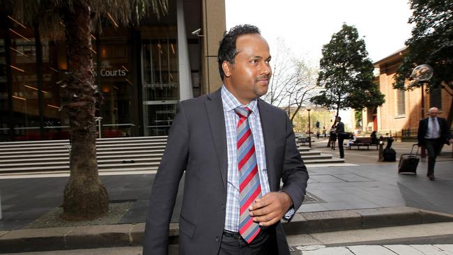 Former BBY CEO Arun Maharaj has also been charged by ASIC in relation to the stockbroker’s collapse. Picture: Hollie Adams/The Australian