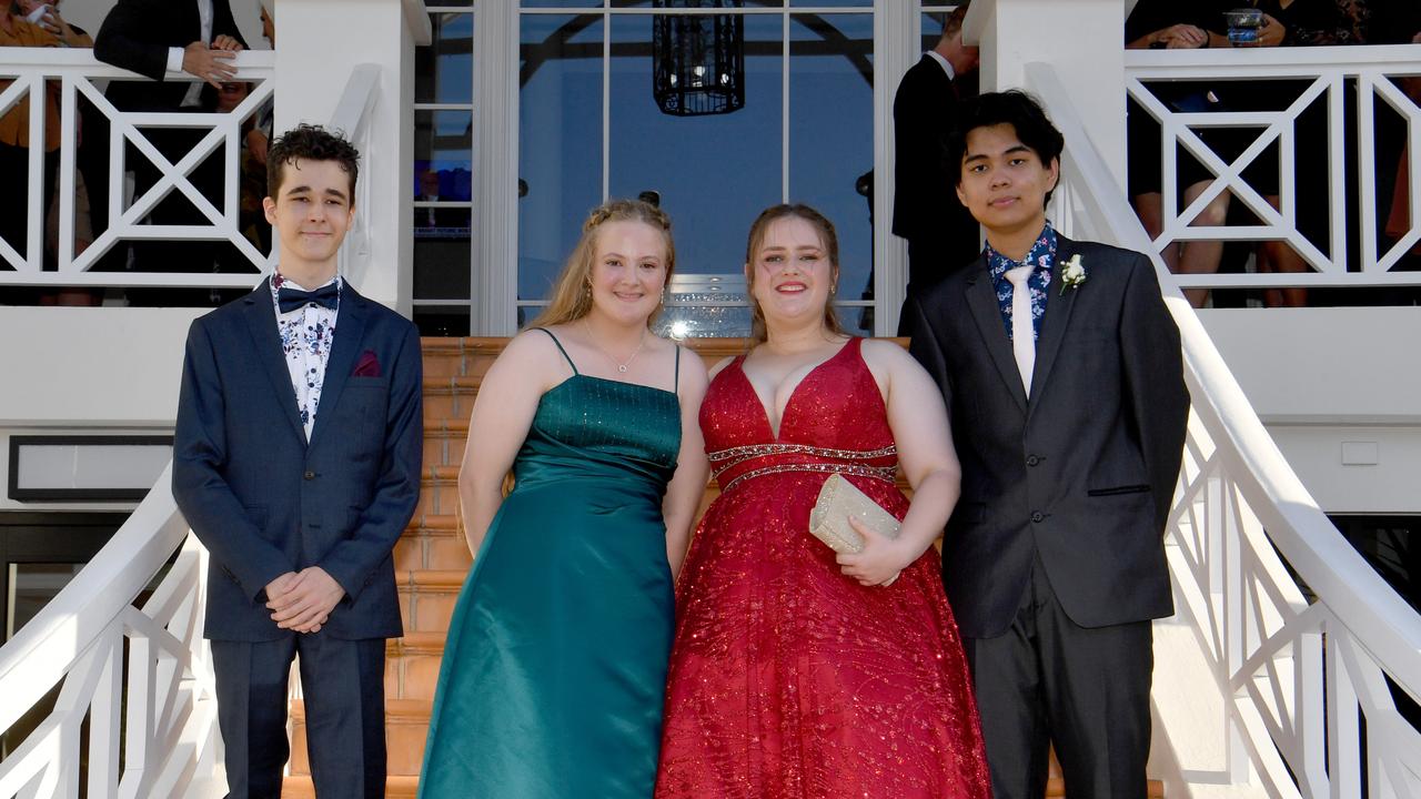 School Formal. Northern Beaches at Ridges Southbank. Izak Wallace, Isis Cooper, Rebecca Bull and Charlo Blanco. (not sure of order). Picture: Evan Morgan