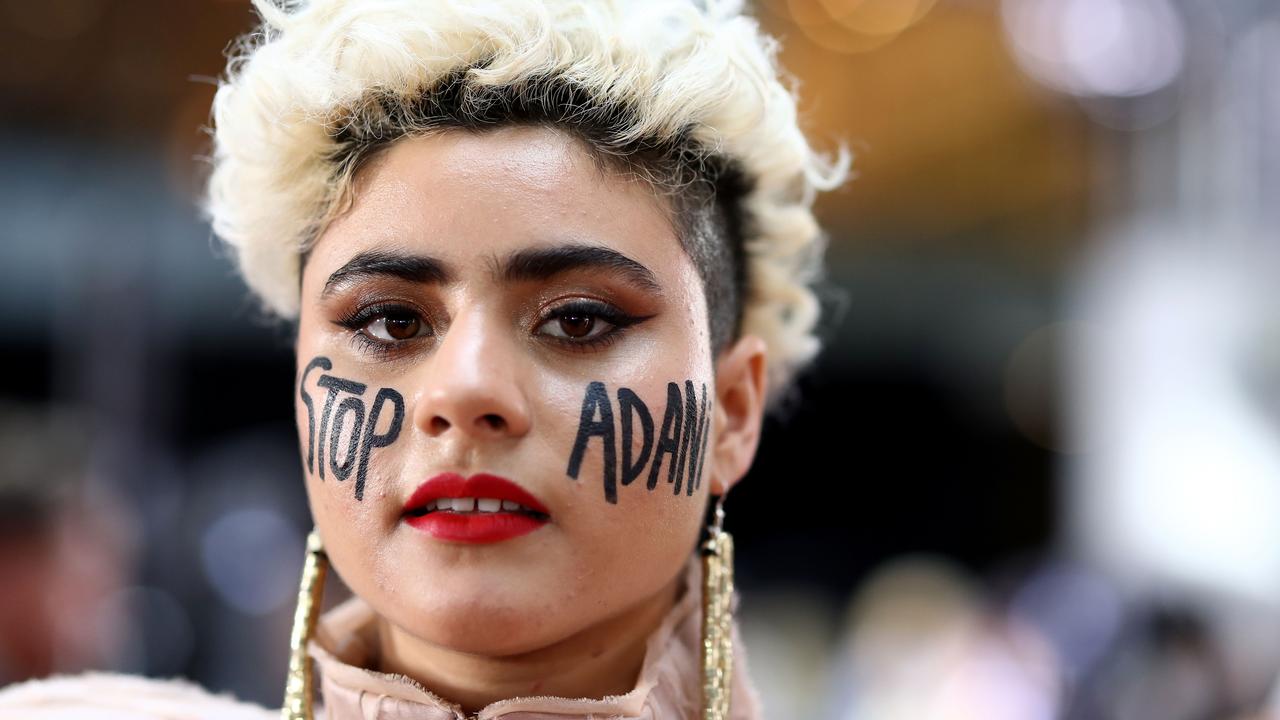 She’s a woman with a message. Picture: Ryan Pierse/Getty Images