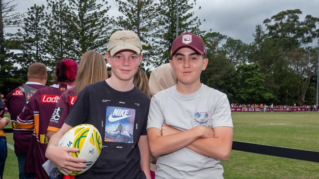 Brisbane Broncos training and fan day at Red Hill ahead of the Grand Final this weekend against Penrith.