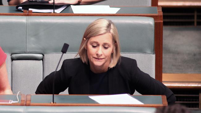 Fallout from the  High Court decision on Katy Gallagher has resulted in four MP's resign over their eligibility in Parliament House in Canberra. Susan Lamb resigned in Parliament. Picture Gary Ramage