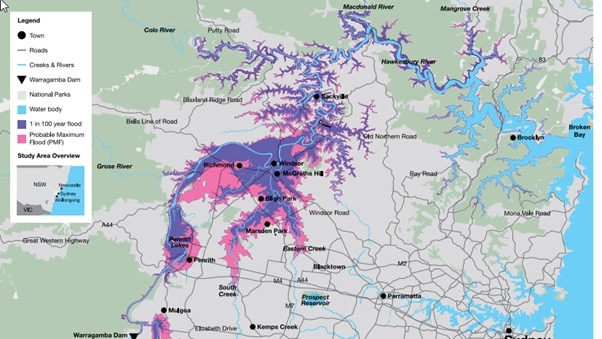 official government Hawkesbury Nepean flood strategy document. The Hawkesbury Nepean Valley Floodplain