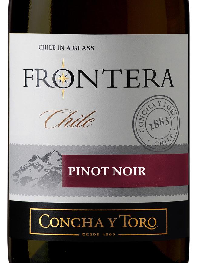 Frontera Chilean Pinot Noir, $9 from BWS.