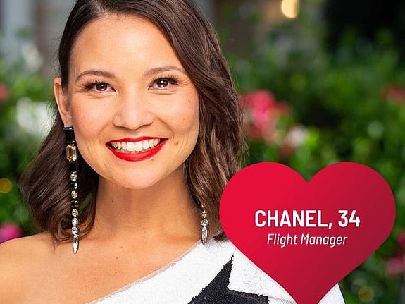 Bachelor contestant Chanel. Picture: Channel 10